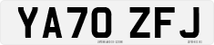 License plate of the United Kingdom, 2001 year system
