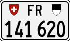 License plate of Switzerland, Cars