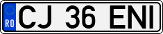 License plate of Romania, Regular plates