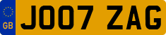 License plate of the United Kingdom, 2001 year system