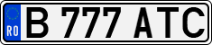 License plate of Romania, Regular plates
