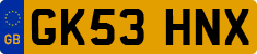 License plate of the United Kingdom, 2001 year system