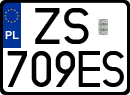 License plates of Poland, Regular car plates