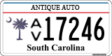 South Carolina, Antique Auto (1234,12345)