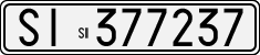 License plate of Italy, Cars (1927 year series)
