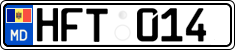 License plate of Moldova, Cars (2015)