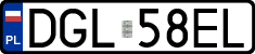 License plates of Poland, Regular car plates