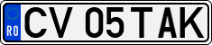 License plate of Romania, Regular plates