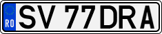License plate of Romania, Regular plates