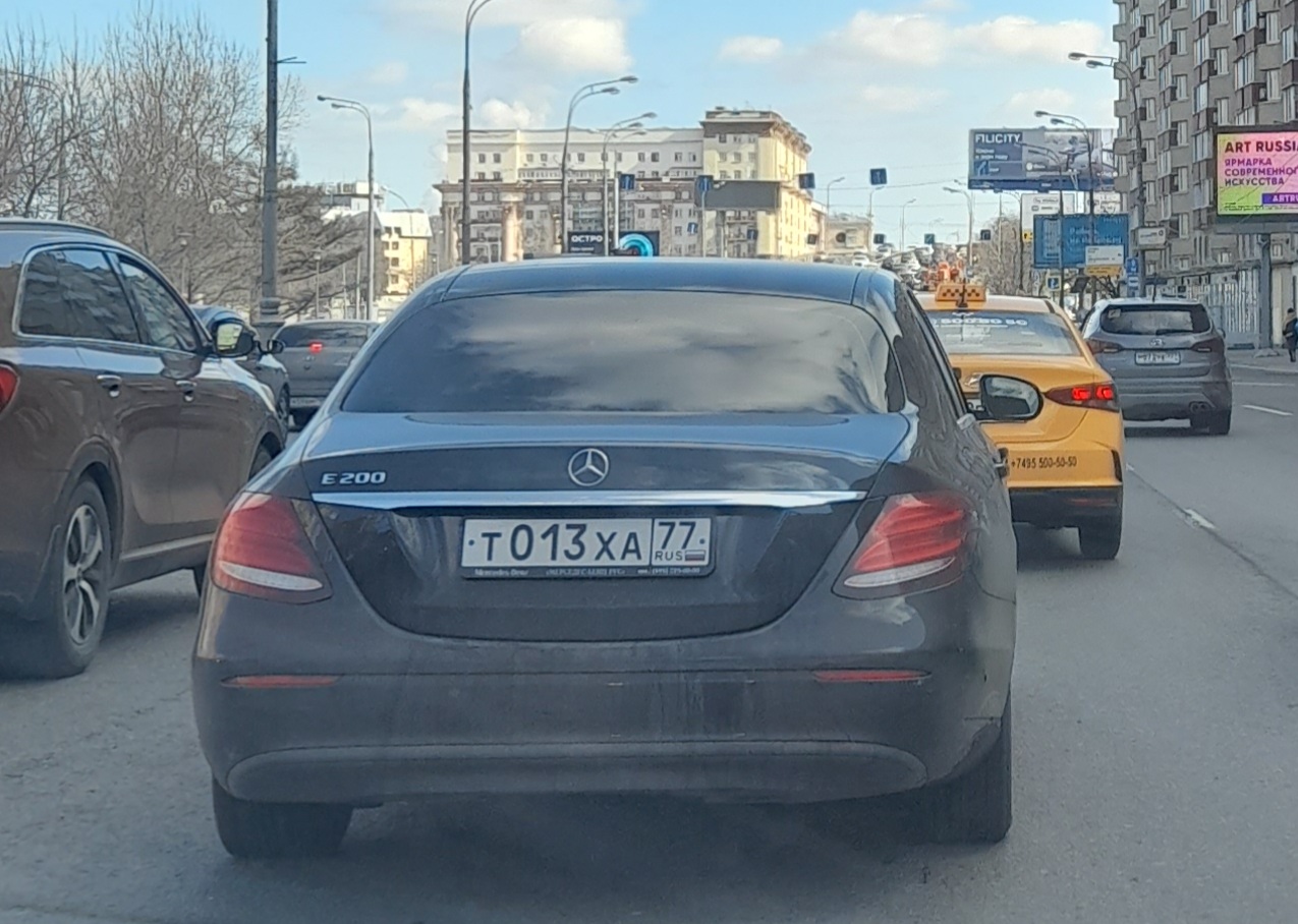 т 013 ха 77, Mercedes-Benz E-Klasse 5th gen Sedan (V213/W213), 2016­–2020