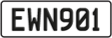 License plate of New Zealand, ABC1(23)