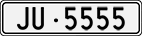 License plate of Switzerland, Cars