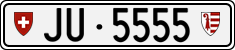 License plate of Switzerland, Cars