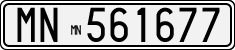 License plate of Italy, Cars (1927 year series)