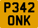 License plate of the United Kingdom, 1983 year system
