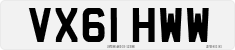 License plate of the United Kingdom, 2001 year system
