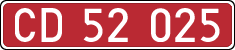 License plates of Spain, Diplomatic