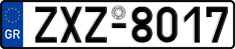 License plate of Greece, Cars