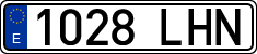 License plates of Spain, Ordinary (2000)