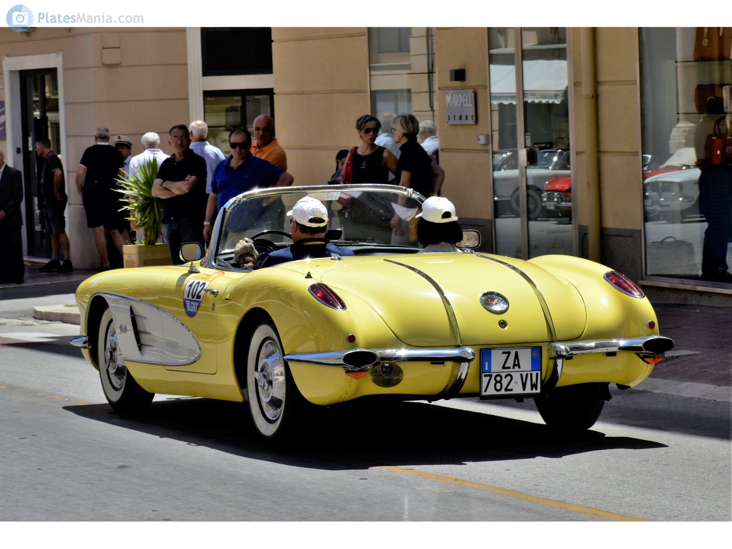 ZA 782 VW, Chevrolet Corvette 1st gen (C1; 67), 2nd facelift, 1957–1960