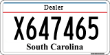 South Carolina, Dealer (X123456)