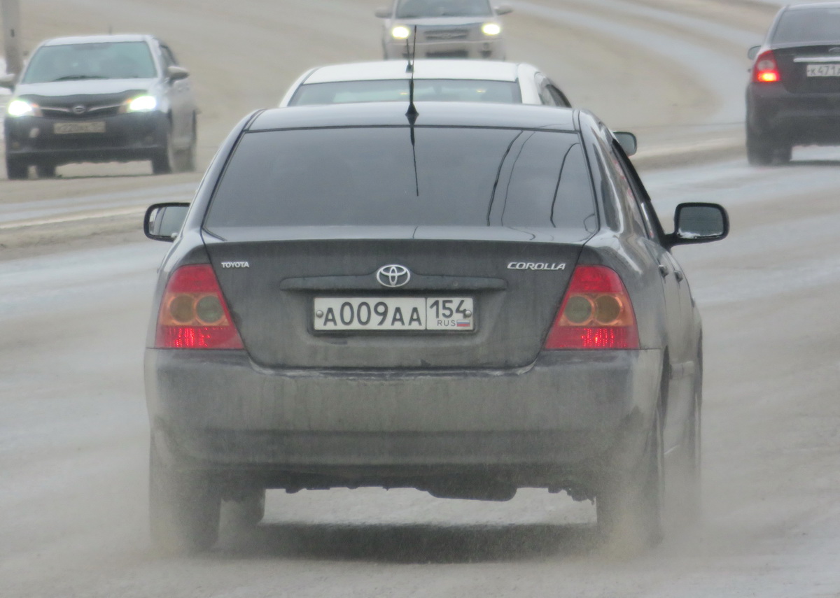 а 009 аа 154, Toyota Corolla 9th gen Sedan (E120; Global-market), 2000–2007