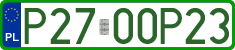 License plates of Poland, Professional plates