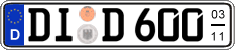 German license plate, Seasonal plates