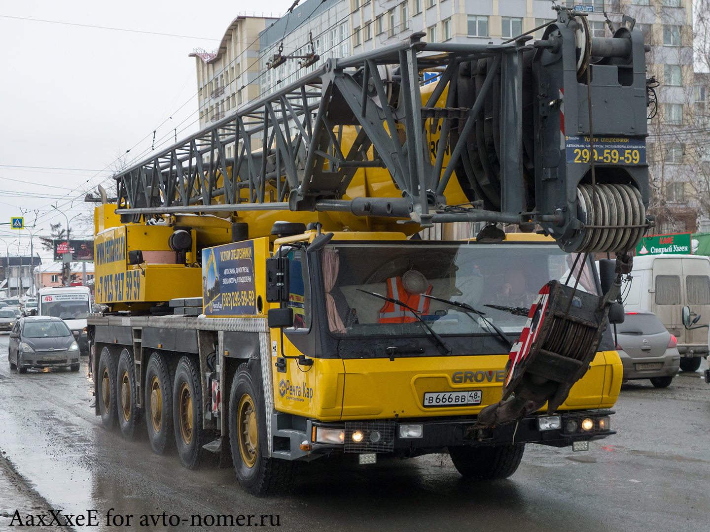 в 666 вв 48, Grove GMK 5000-Series 