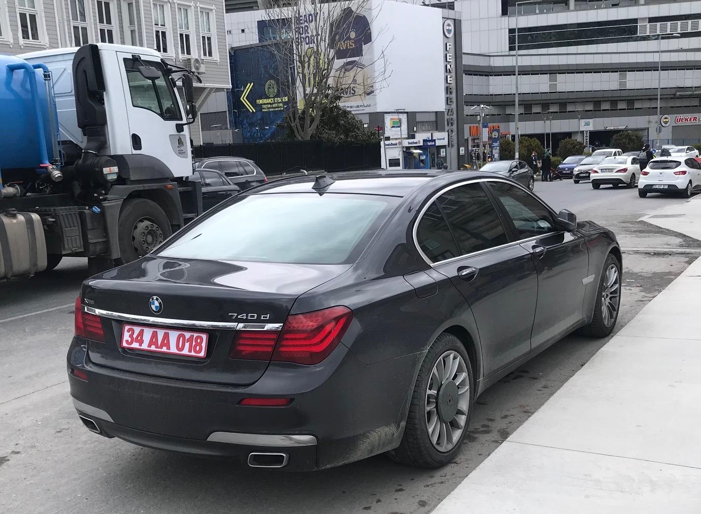 34 AA 018, BMW 7 Series 5th gen (F01–F04), 2008–2015