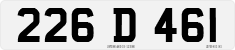 License plate of the United Kingdom, Diplomatic
