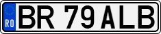 License plate of Romania, Regular plates