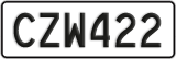 License plate of New Zealand, ABC1(23)