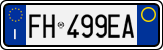License plate of Italy, Cars (1994 year series)