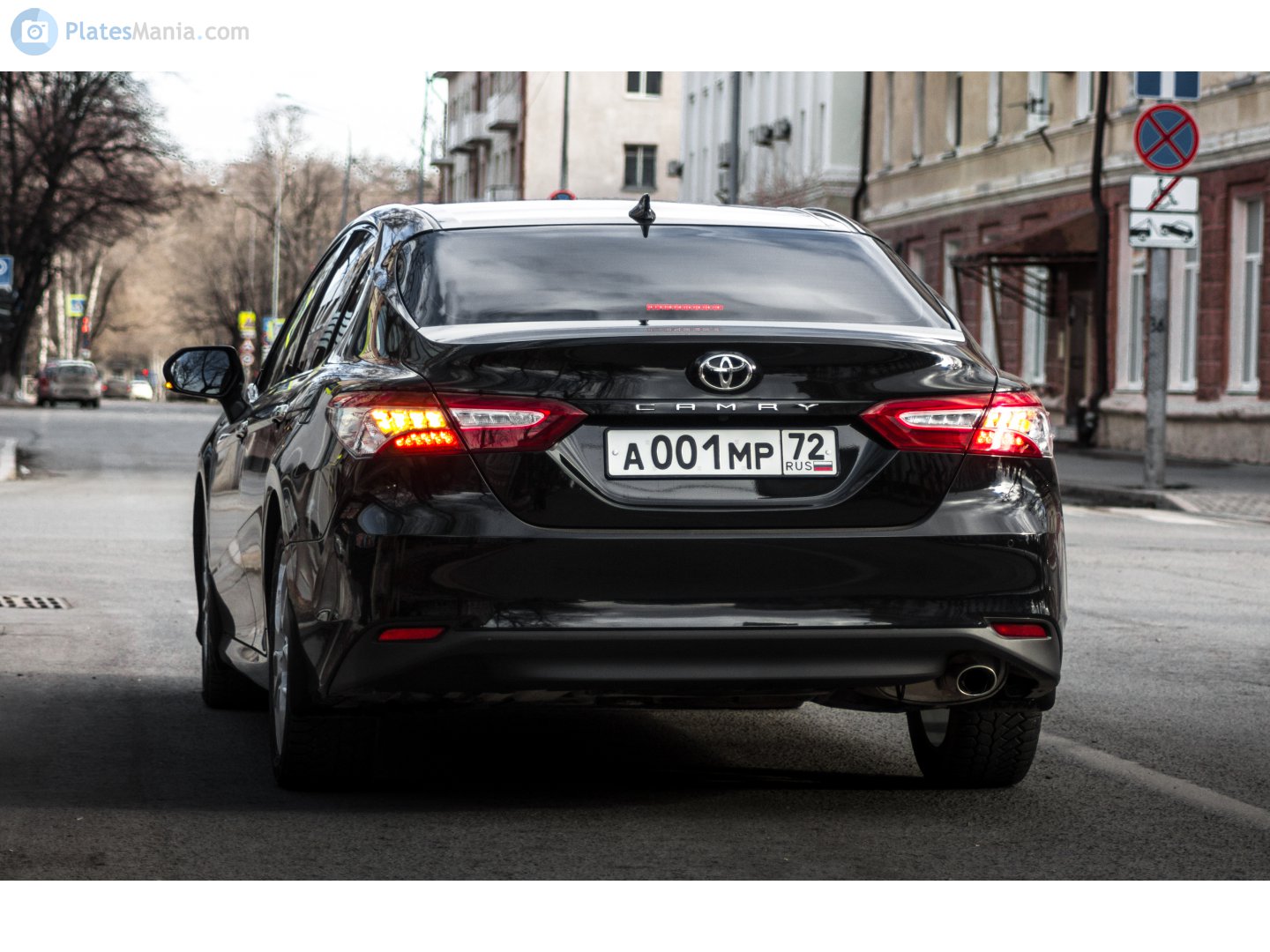 а 001 мр 72, Toyota Camry 8th gen (XV70), 2017–