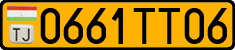 License plate of Tajikistan, Public transport (2009)