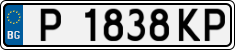 License plate of Bulgaria, Cars
