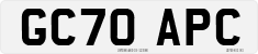 License plate of the United Kingdom, 2001 year system