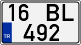 License plate of Turkey, Regular plates