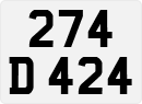 License plate of the United Kingdom, Diplomatic