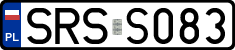 License plates of Poland, Regular car plates
