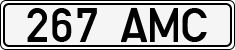 License plate of Estonia, Regular car plates
