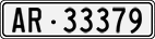 License plate of Switzerland, Cars