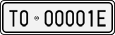 License plate of Italy, Cars (1927 year series)