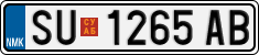 License plate of North Macedonia, Regular plates (2012)