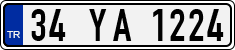 License plate of Turkey, Regular plates
