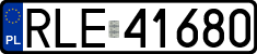 License plates of Poland, Regular car plates