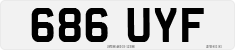 License plate of the United Kingdom, 1932 year system
