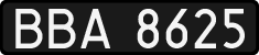 License plates of Poland, 1976 year system