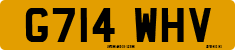 License plate of the United Kingdom, 1983 year system